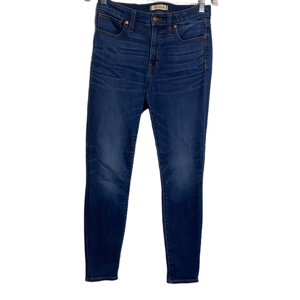 Madewell 9" High Rise Skinny Jean medium wash Creston